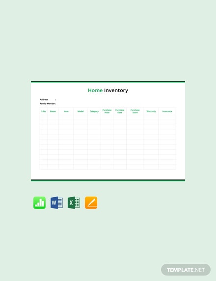 apple numbers inventory template